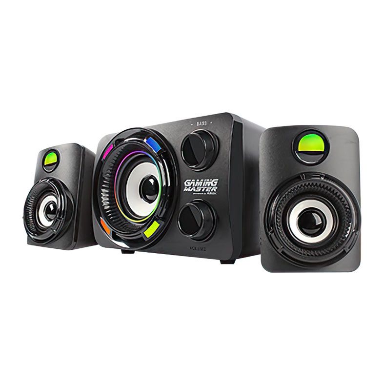 Caixa de Som K-Mex Gaming Master SS-9800, RGB, 9.9W RMS, USB, Preta, SS9800U0001CB1X