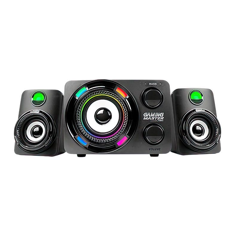 Caixa de Som K-Mex Gaming Master SS-9800, RGB, 9.9W RMS, USB, Preta, SS9800U0001CB1X