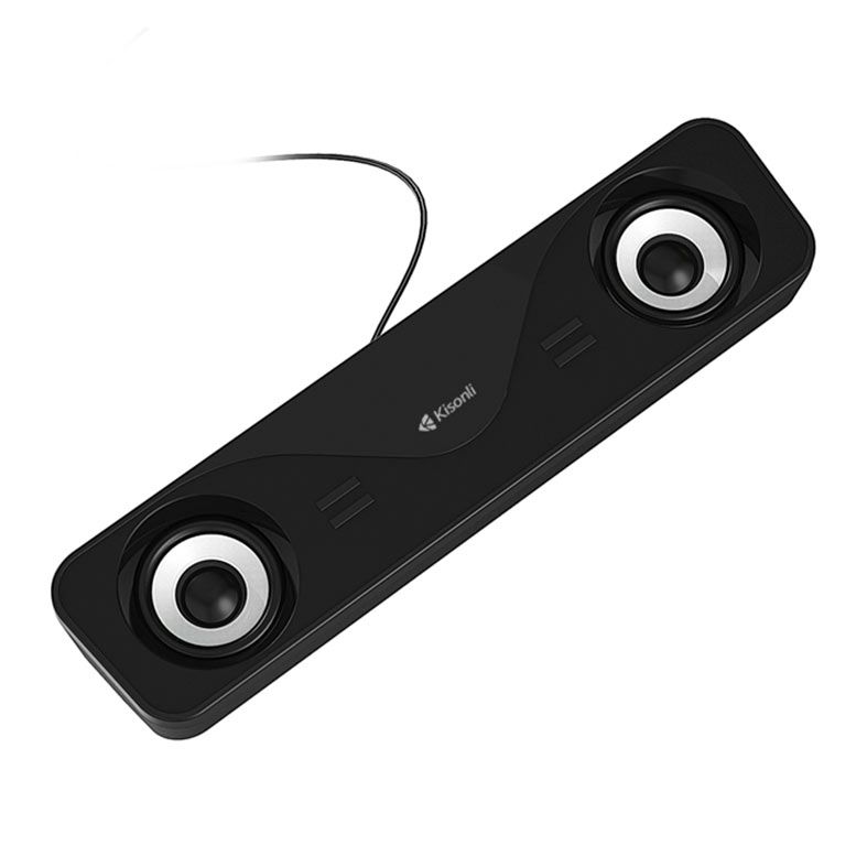 Caixa de Som Kisonli Sonicshield I610, 6W, USB, Preto, SSC-I610-BL10