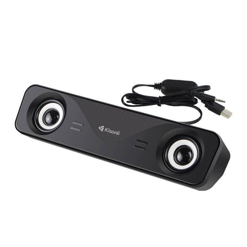 Caixa de Som Kisonli Sonicshield I610, 6W, USB, Preto, SSC-I610-BL10