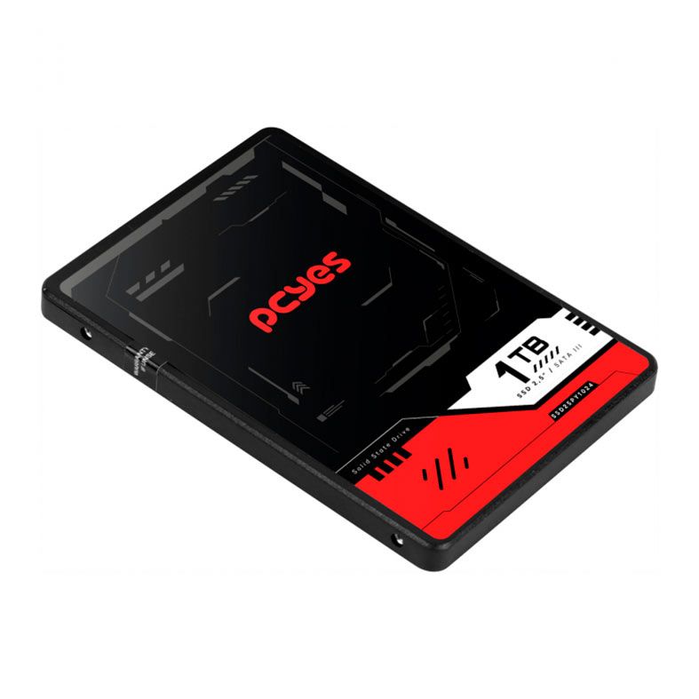 SSD Pcyes PY1024, 1TB, 2.5, Sata III 6GB/s, Leitura 550MB/s, Gravacao 500MB/s, SSD25PY1024