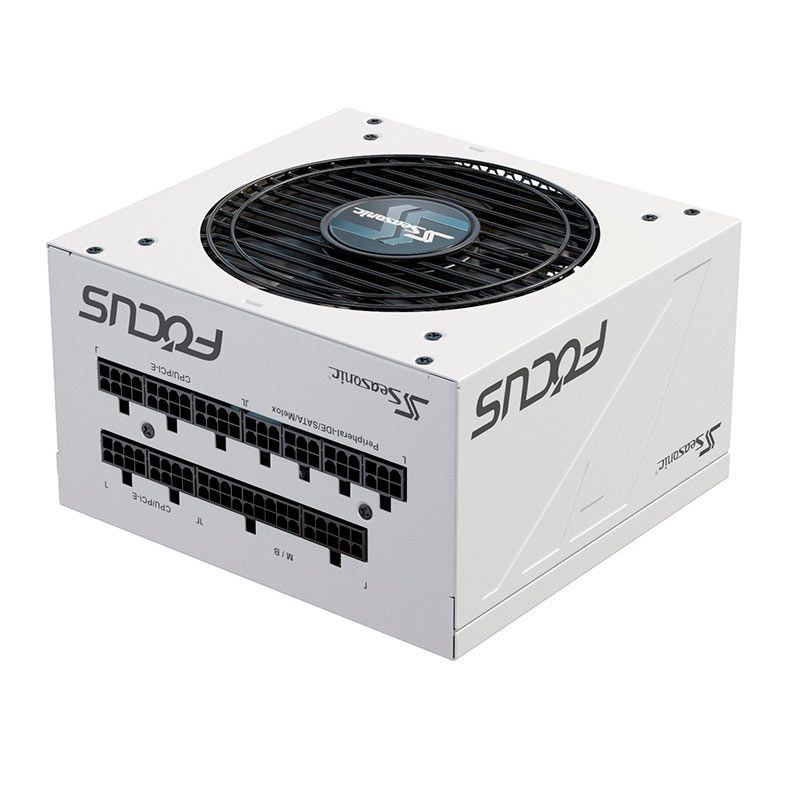 Fonte Seasonic Focus GX-1000, Full-Modular, 1000W, 80 Plus Gold, Branca, SSR-1000FX