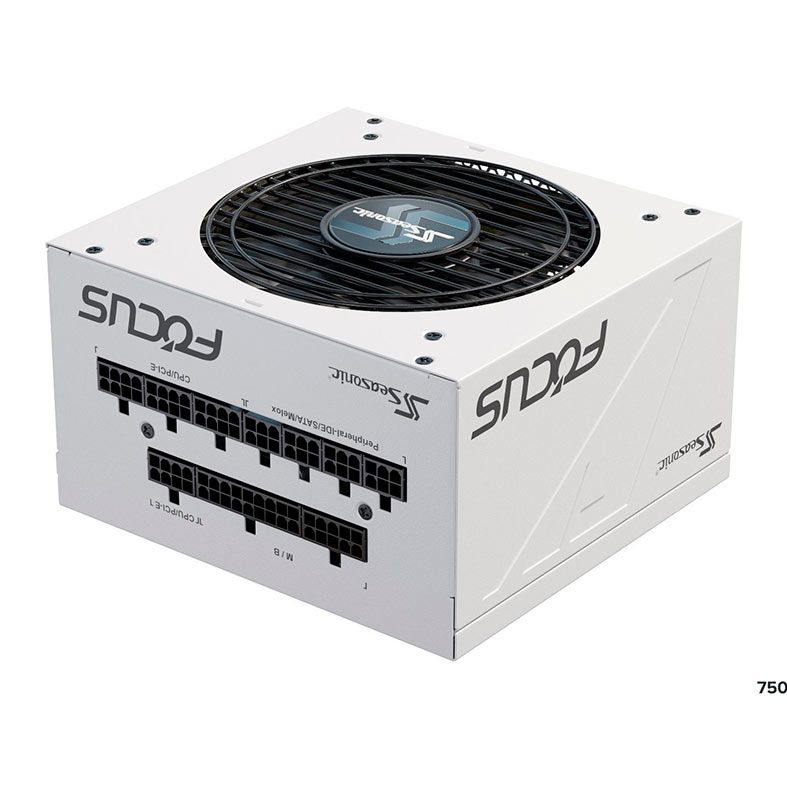 Fonte Seasonic Focus GX-750, Full-Modular, 750W, 80 Plus Gold, Branca, SSR-750FX