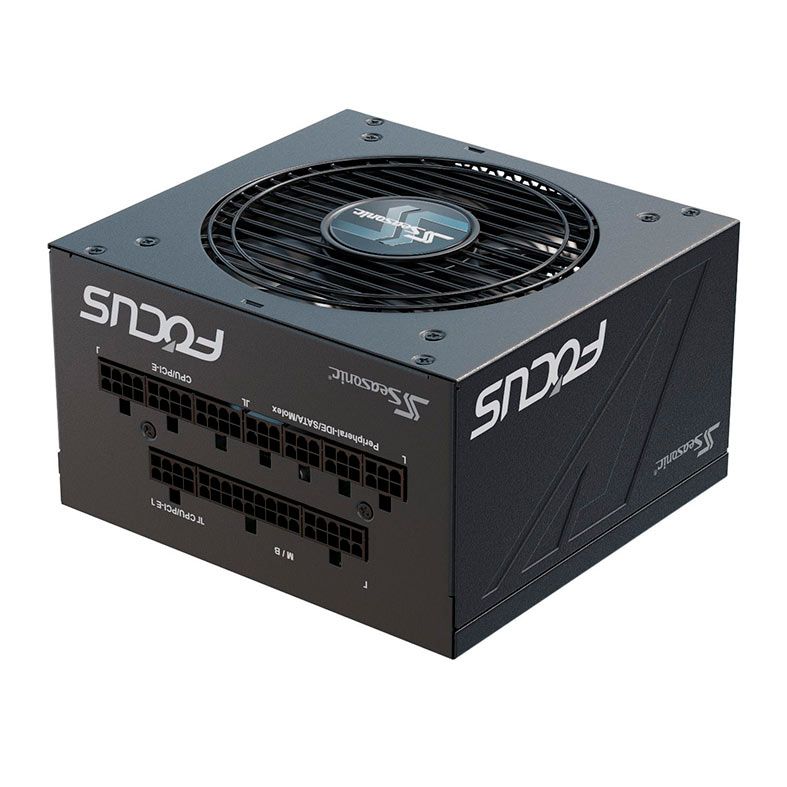 Fonte Seasonic Focus GX-750, 750W, ATX 3.0, PCIe 5.0, Full-Modular, 80 Plus Gold, Preto, SSR-750FX3