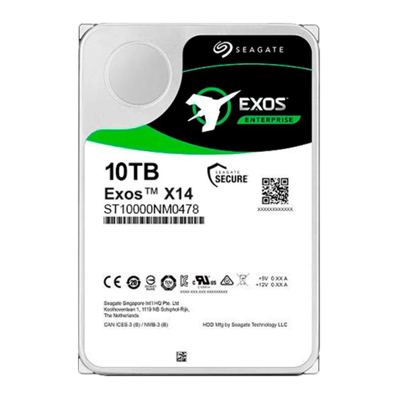 HD Seagate Enterprise Exos X14 10TB 3.5" Sata III 6GB/s, ST10000NM0478