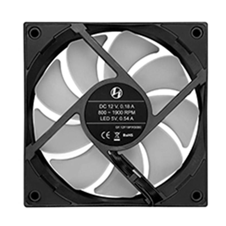 Kit Ventoinhas Lian Li ST120 RGB Preto 3x120mm, ST120-3B