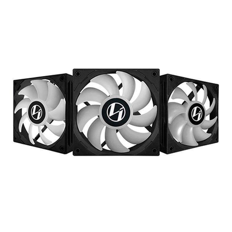 Kit Ventoinhas Lian Li ST120 RGB Preto 3x120mm, ST120-3B