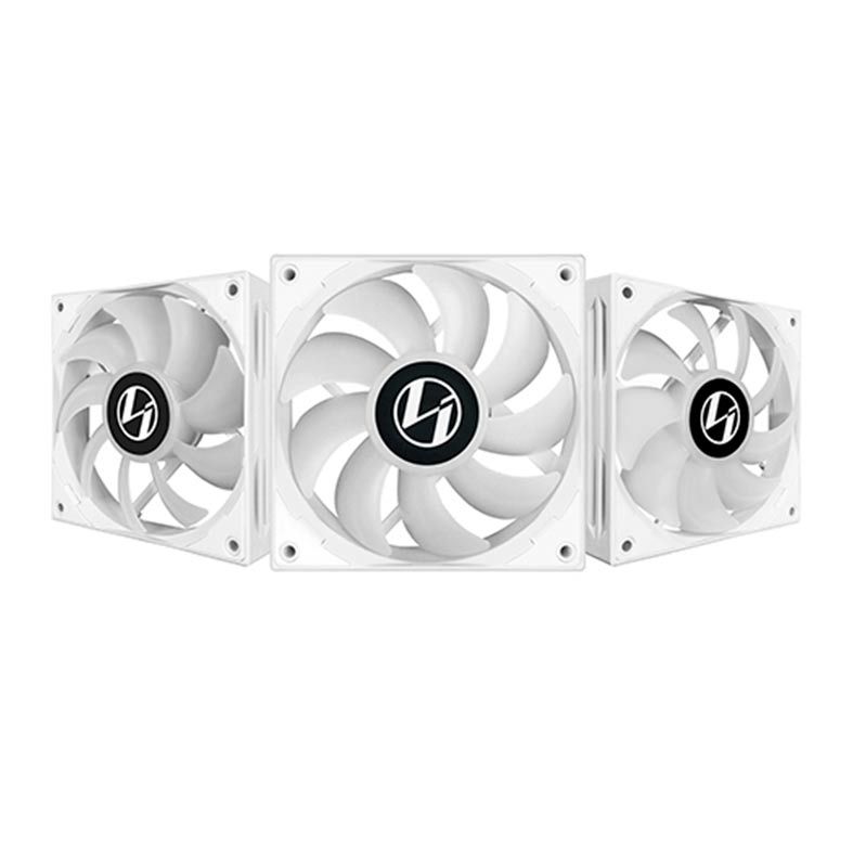Kit Ventoinhas Lian Li ST120 RGB Branco 3x120mm, ST120-3W