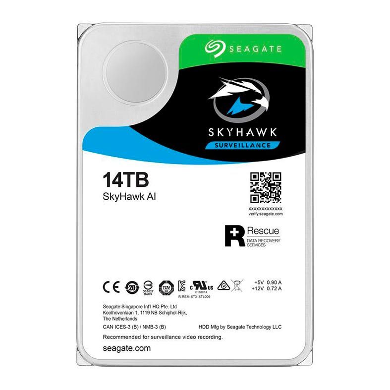 HD Seagate SkyHawk AI 14TB 3.5" Sata III 6GB/s, ST14000VE0008