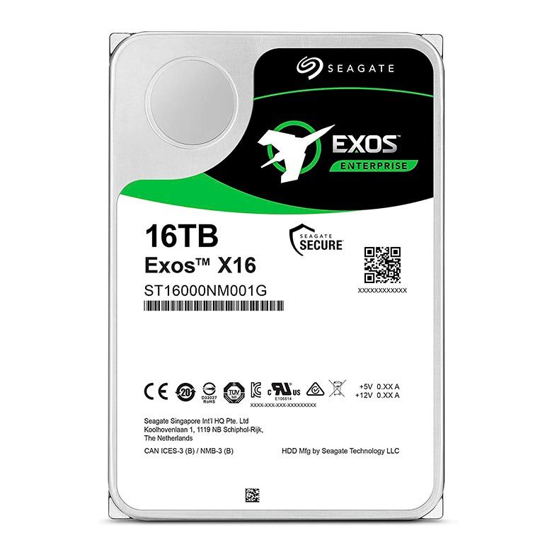 HD Seagate Enterprise Exos X16 16TB 6GB/s, ST16000NM001G