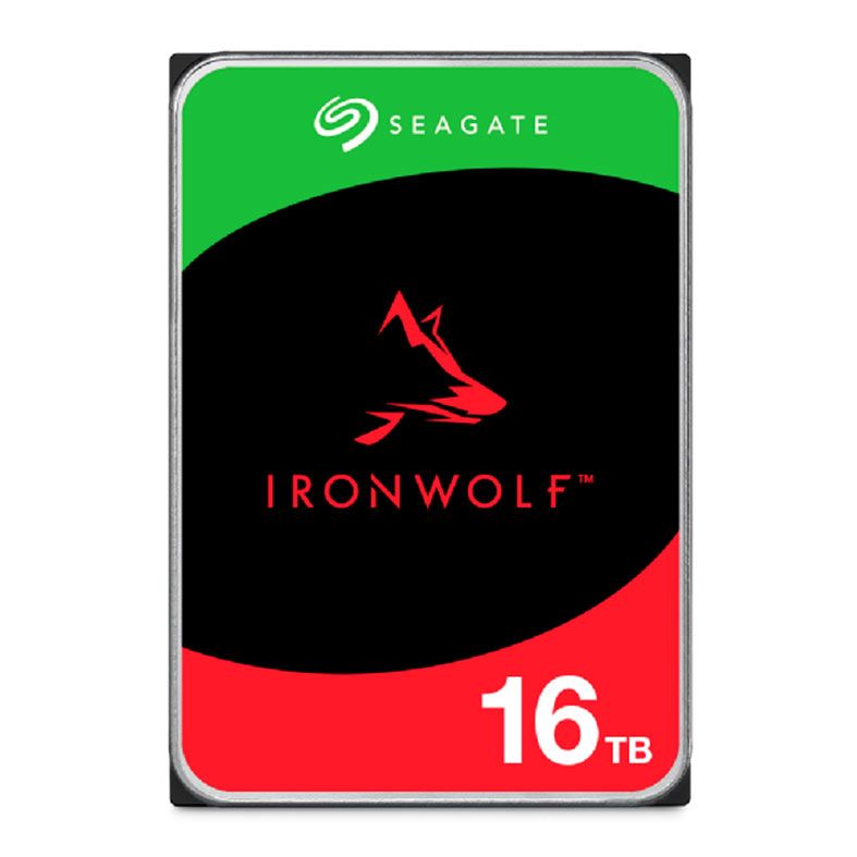 HD Seagate IronWolf NAS, 16TB, 3.5, 7200 RPM, Sata III 6GB/s, Cache 256MB, ST16000VN001