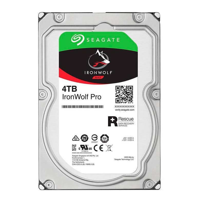 HD Seagate IronWolf Pro 4TB 3.5" Sata III 6GB/s, ST4000NE001