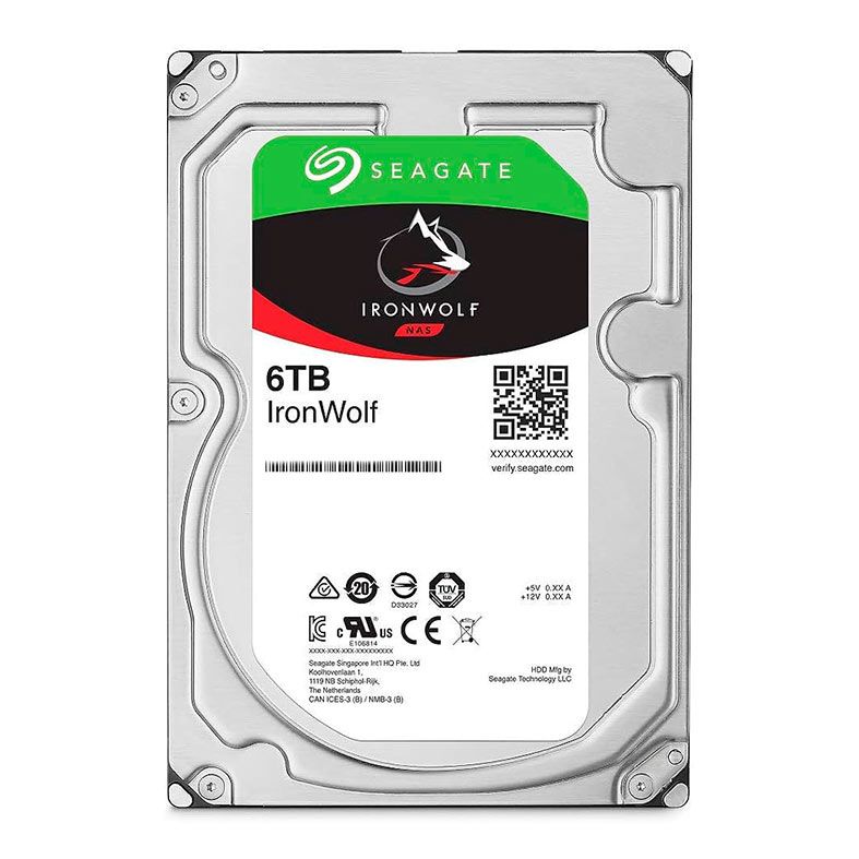 HD Seagate IronWolf 6TB 3.5" Sata III 6GB/s, ST6000VN001