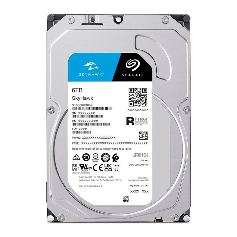 HD Seagate SkyHawk 6TB 3 5 5400 RPM Sata III 6GB s Cache 256MB HD Seagate SkyHawk 6TB 3 5 5400 RPM Sata III 6GB s Cache 256MB