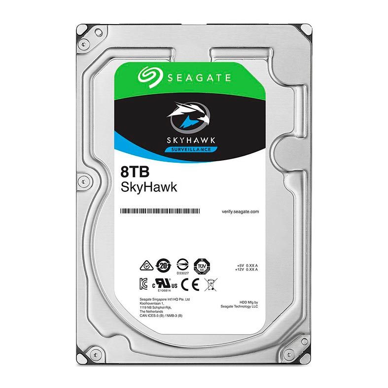 HD Seagate SkyHawk 8TB 3.5" Sata III 6GB/s, ST8000VX004
