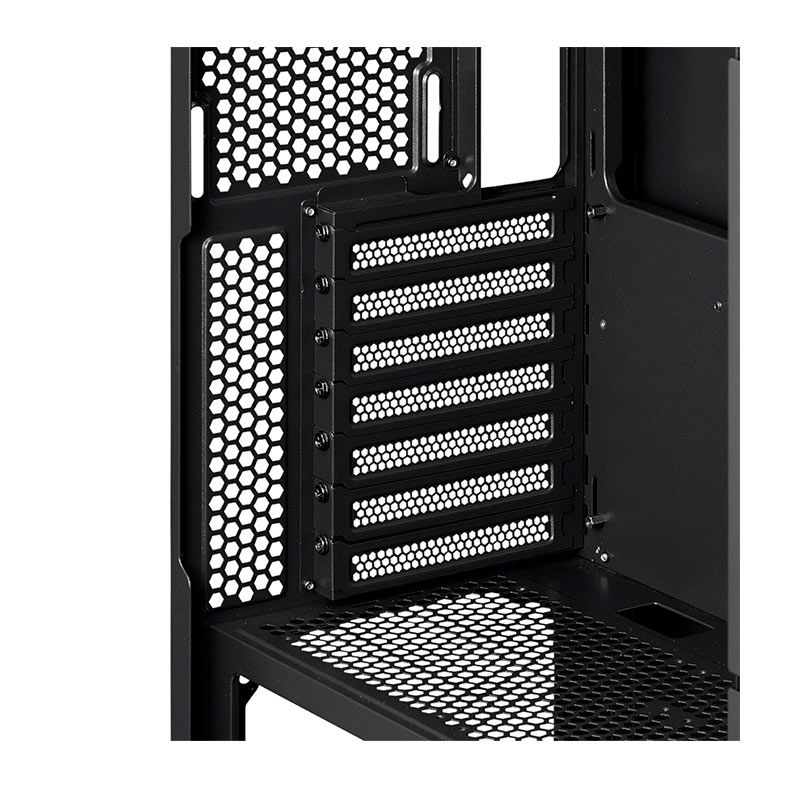 Gabinete Gamer XPG Starker, Mid-Tower, Lateral de Vidro, Com 2 Fans, ARGB, Preto, STARKER-BKCWW