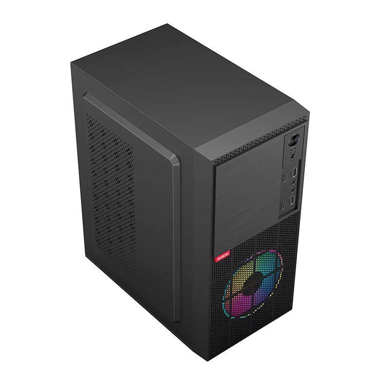 Gabinete Gamer Alseye Station, Mid-Tower, Preto, STATION