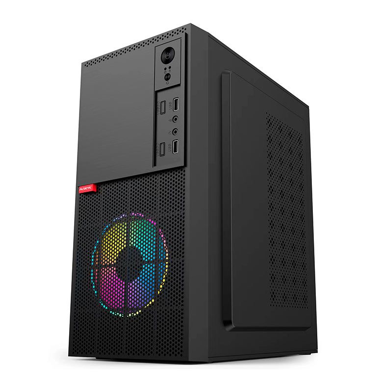 Gabinete Gamer Alseye Station, Mid-Tower, Preto, STATION
