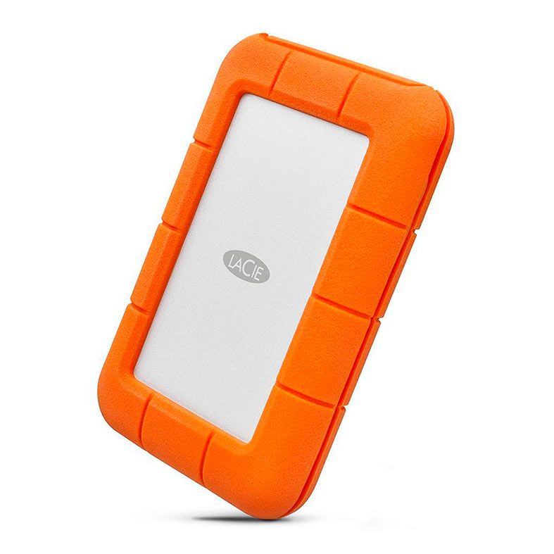 HD Externo Lacie Rugged, 2TB, USB 3.2, Laranja e Cinza, STFR2000800