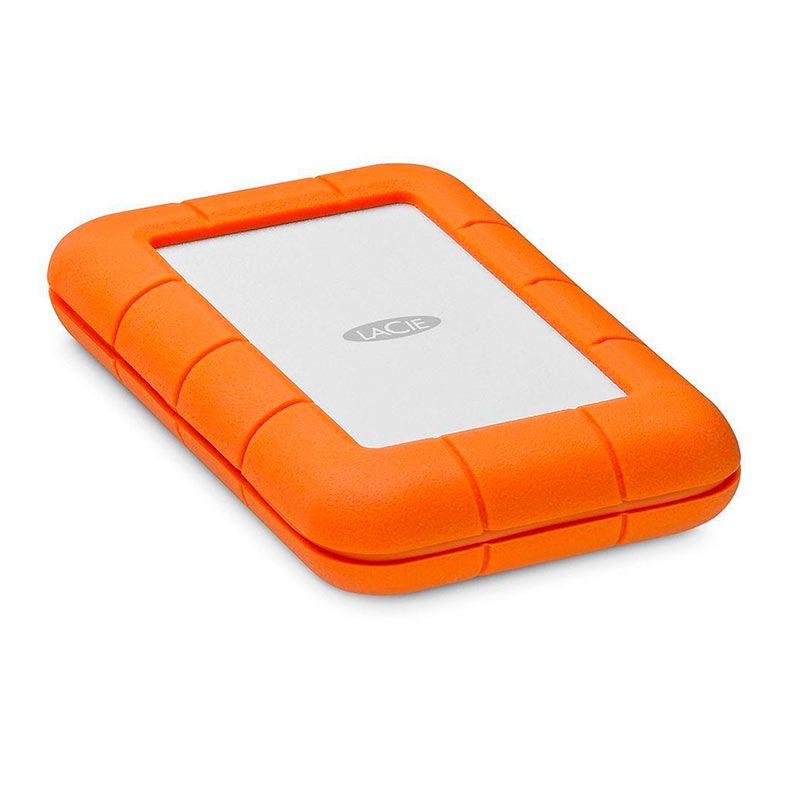 HD Externo Lacie Rugged, 2TB, USB 3.2, Laranja e Cinza, STFR2000800