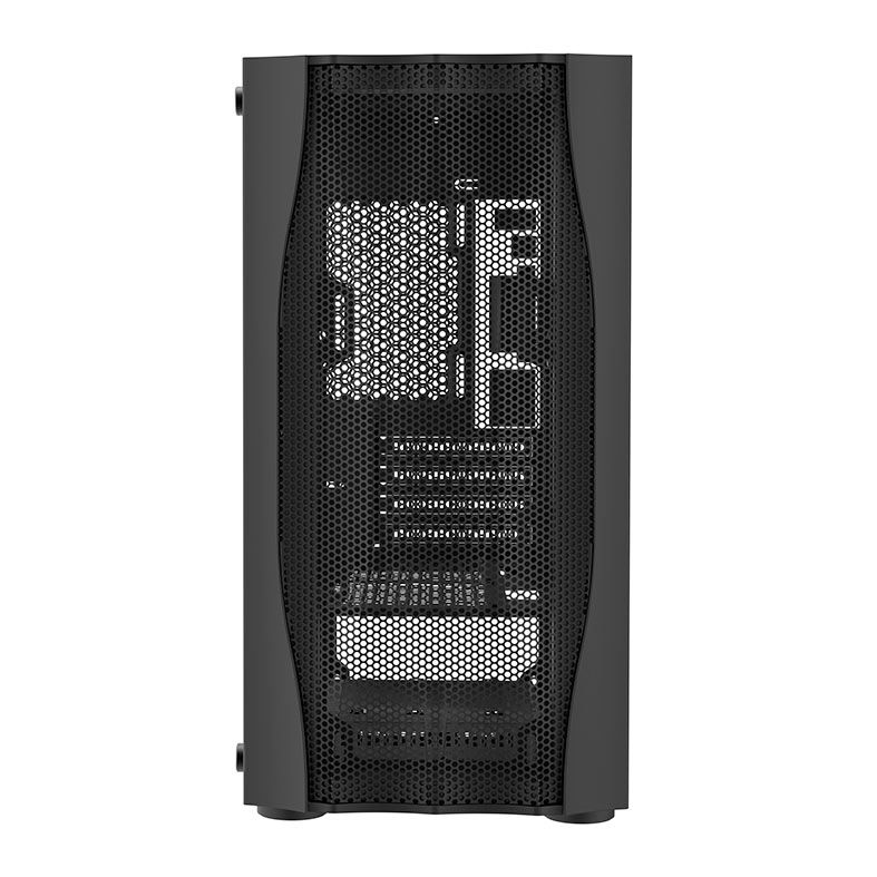 Gabinete Gamer Alseye Stone, Mid-Tower, Lateral de Vidro, Preto, STONE-BK
