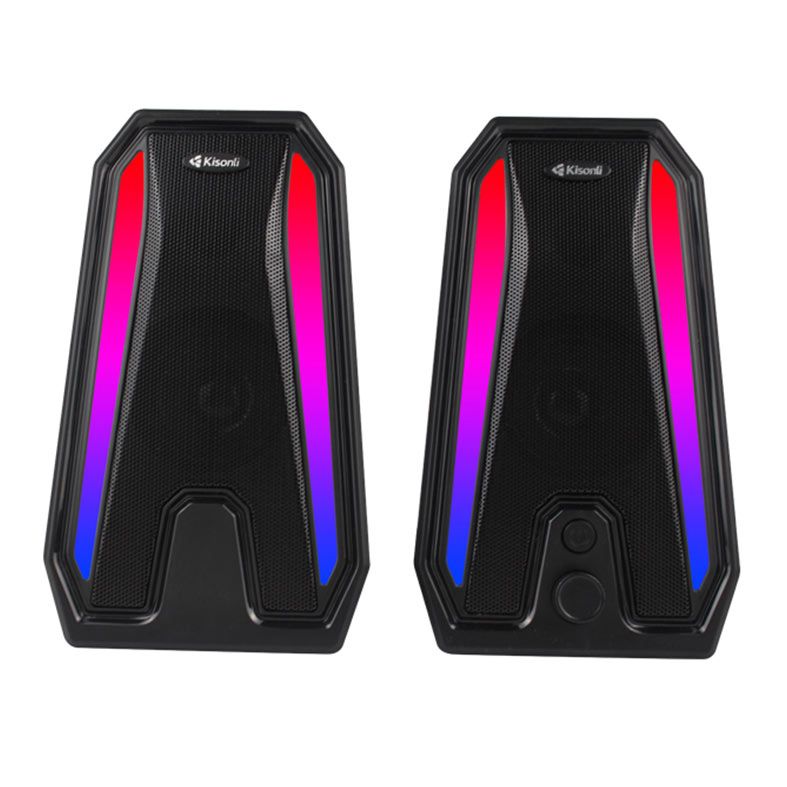 Caixa de Som Kisonli Stormpulse X10, RGB, 10W, USB, Preto, STP-X10-BL01