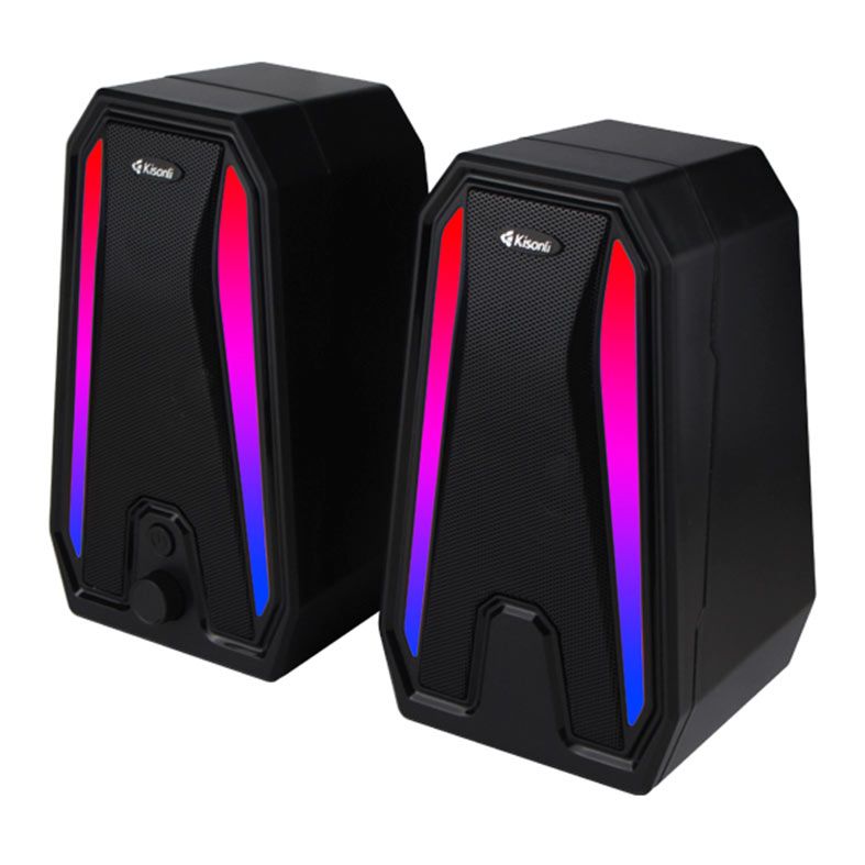 Caixa de Som Kisonli Stormpulse X10, RGB, 10W, USB, Preto, STP-X10-BL01