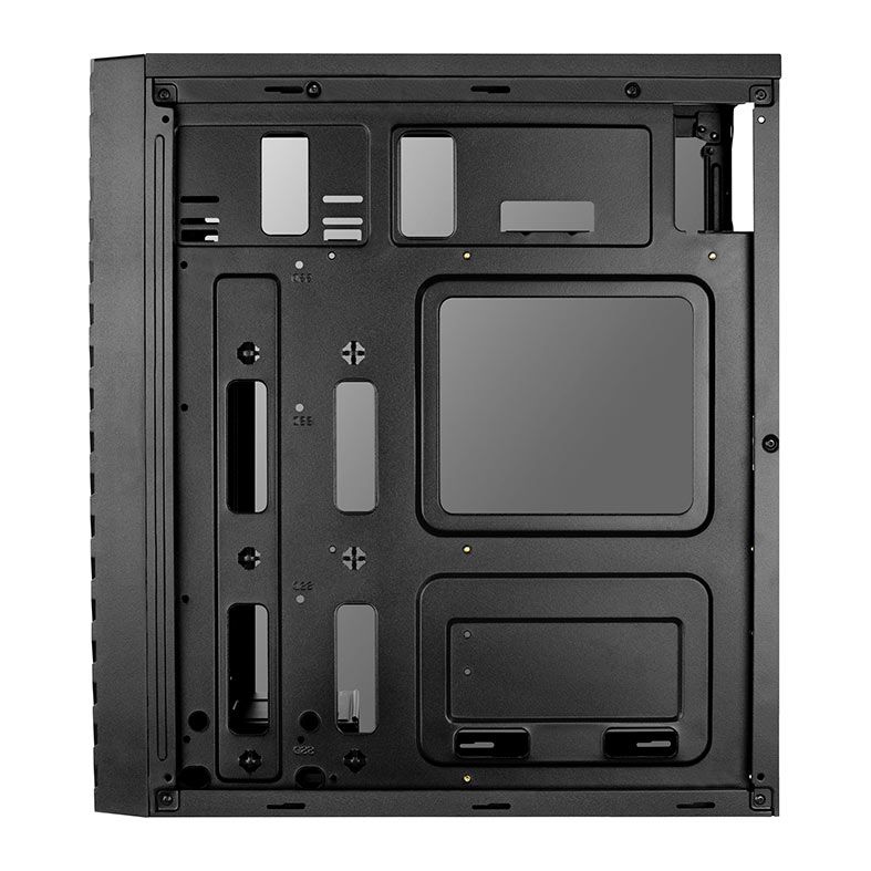 Gabinete Gamer Aerocool Streak V1, RGB, Mid-Tower, Lateral de Acrilico, Com 1 Fan, Preto, STREAK-V1-PT