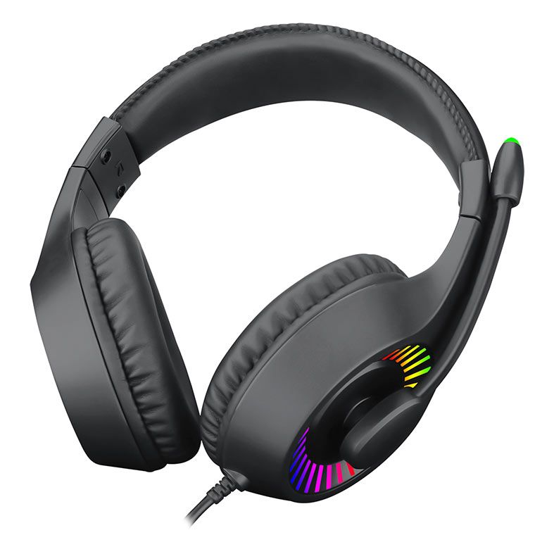 Headset Gamer T-Dagger Caspian, RGB, Drivers 40mm, Preto, T-RGH211