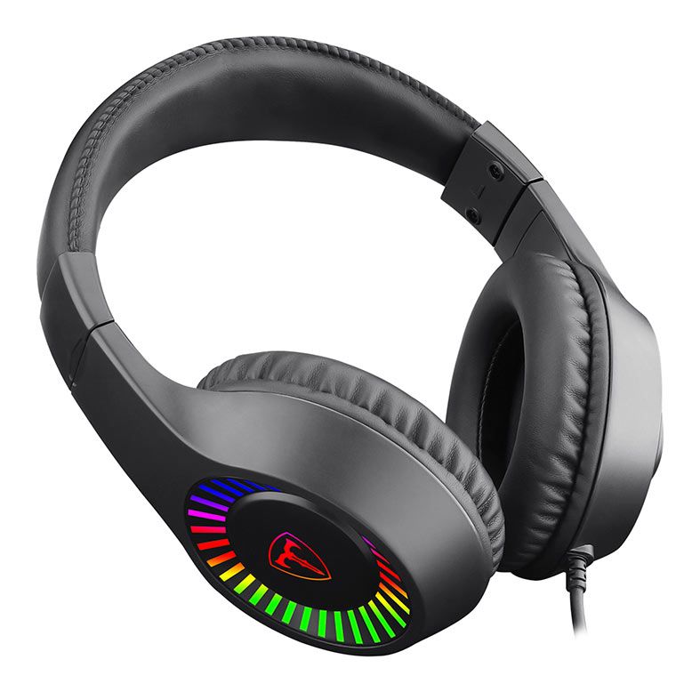 Headset Gamer T-Dagger Caspian, RGB, Drivers 40mm, Preto, T-RGH211