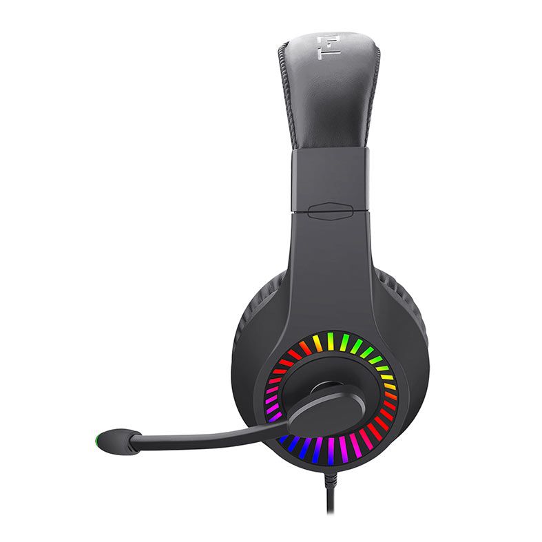 Headset Gamer T-Dagger Caspian, RGB, Drivers 40mm, Preto, T-RGH211