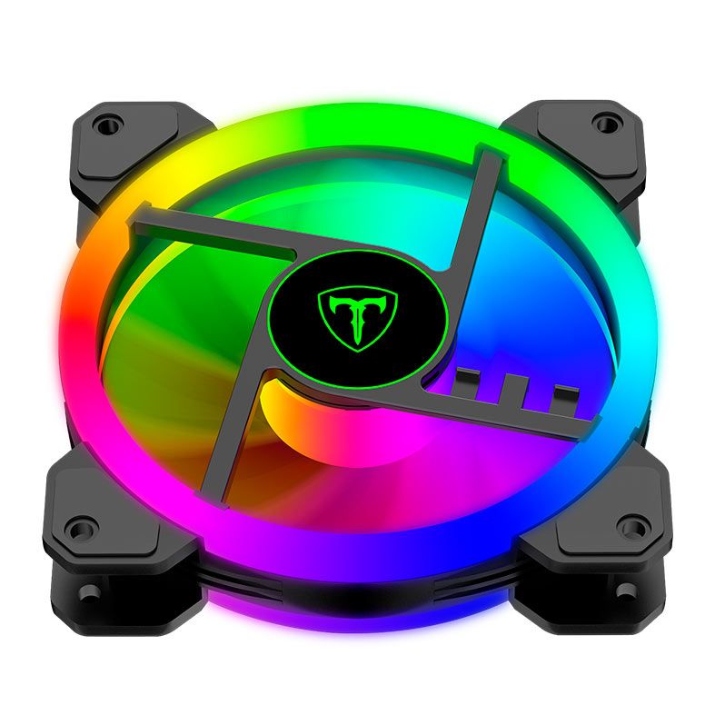 Kit Ventoinha T-Dagger T-TGF513, RGB, 3x120mm, T-TGF513