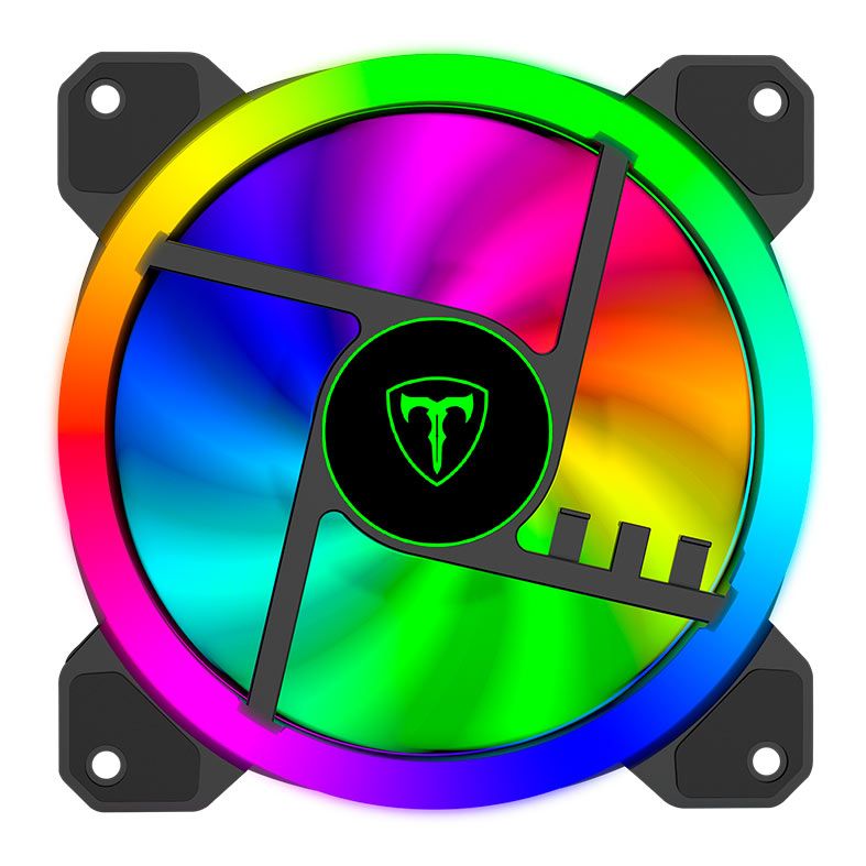 Kit Ventoinha T-Dagger T-TGF513, RGB, 3x120mm, T-TGF513