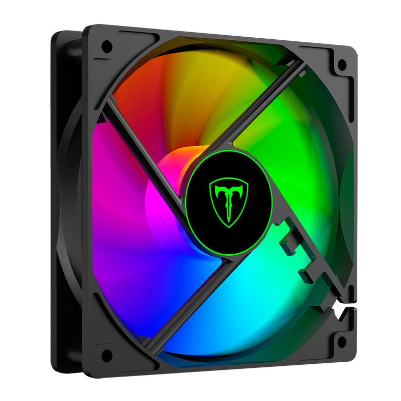 Ventoinha T-Dagger T-TGF610, 120mm, Rainbow, T-TGF610