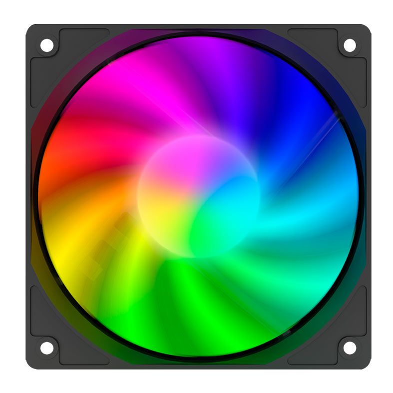 Ventoinha T-Dagger T-TGF610, 120mm, Rainbow, T-TGF610