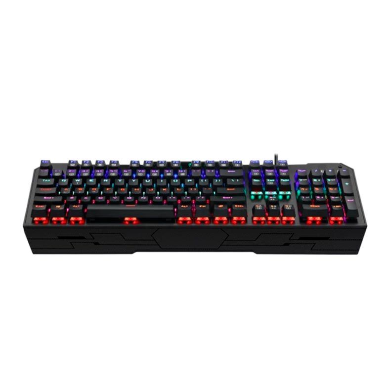 Teclado Mecanico T-Dagger Battleship Rainbow, Switch Azul, T-TGK301-BL