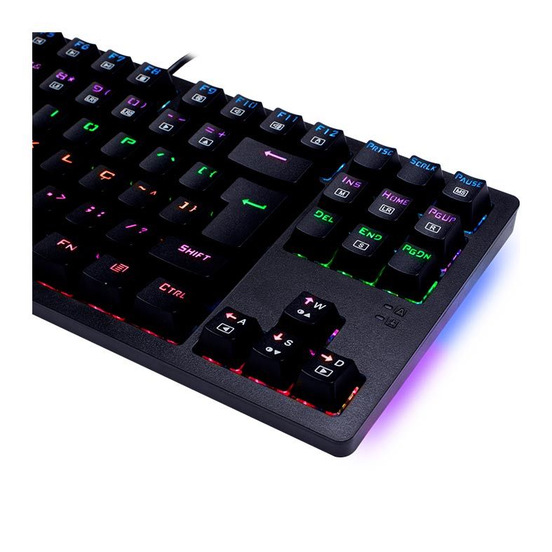 Teclado Mecanico T-Dagger Bali Rainbow Switch Vermelho, T-TGK311-RD