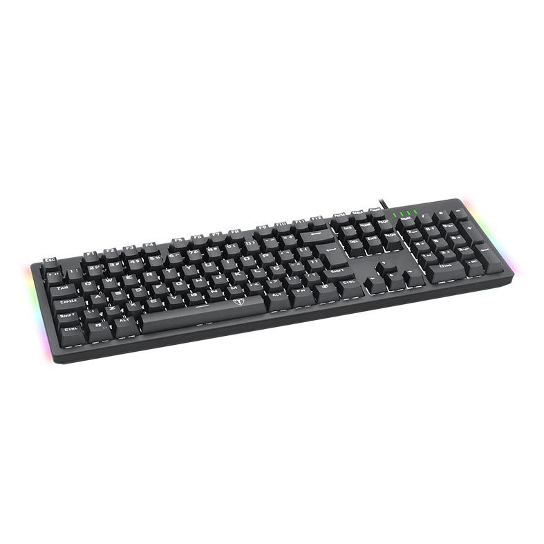 Teclado Mecanico T-Dagger Bermuda Led White Switch Azul, T-TGK312-BL WH