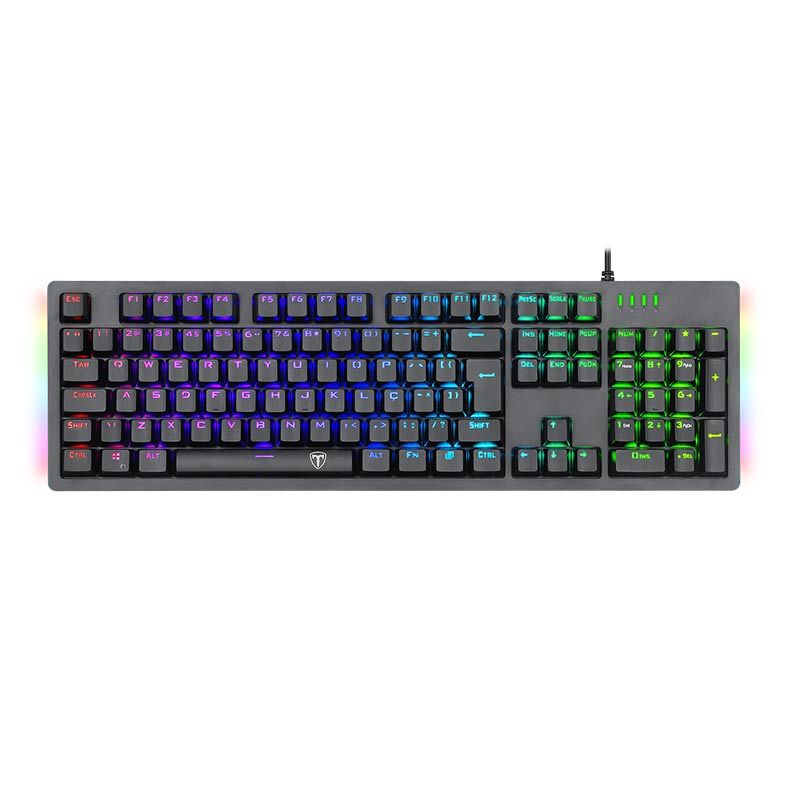 Teclado Mecanico T-Dagger Bermuda RGB Switch Brown, T-TGK312-BR RGB