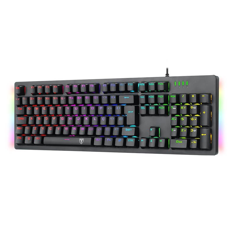 Teclado Mecanico T-Dagger Bermuda RGB Switch Red, T-TGK312-RD PT-RGB