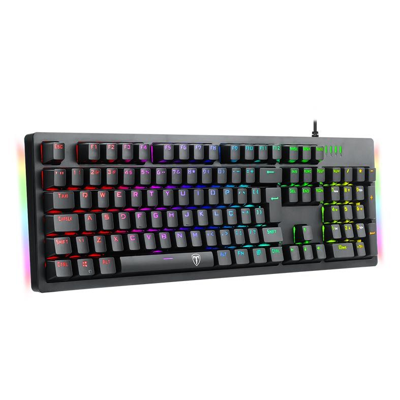 Teclado Mecanico T-Dagger Bermuda RGB Switch Red, T-TGK312-RD PT-RGB