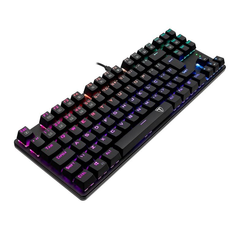 Teclado Mecanico T-Dagger Bora Preto Switch Brown, T-TGK315-BR