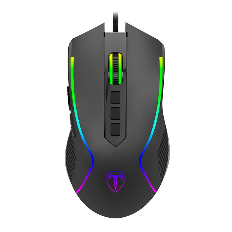 Mouse Gamer T-Dagger Darkangel, RGB, 4000DPI, 8 Botoes, Preto, T-TGM209