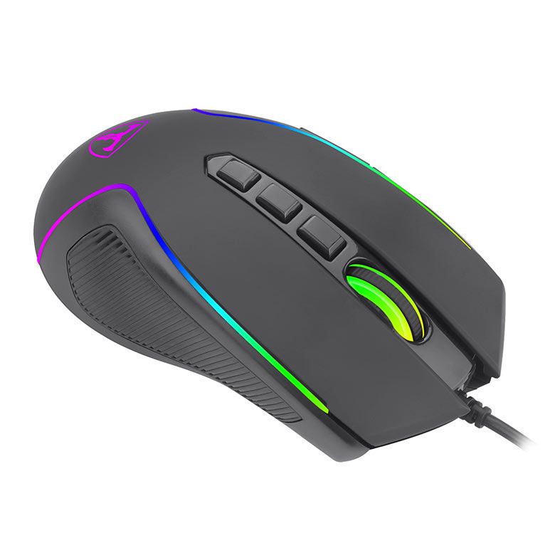 Mouse Gamer T-Dagger Darkangel, RGB, 4000DPI, 8 Botoes, Preto, T-TGM209
