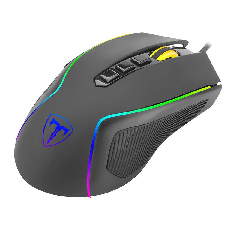 Mouse Gamer T-Dagger Darkangel, RGB, 4000DPI, 8 Botoes, Preto, T-TGM209