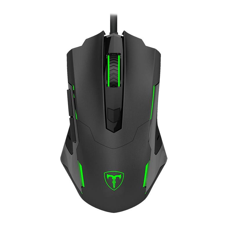 Kit Teclado e Mouse Gamer T-Dagger Advance Force, Rainbow, Switch Blue, ABNT, 2400DPI, T-TGS005