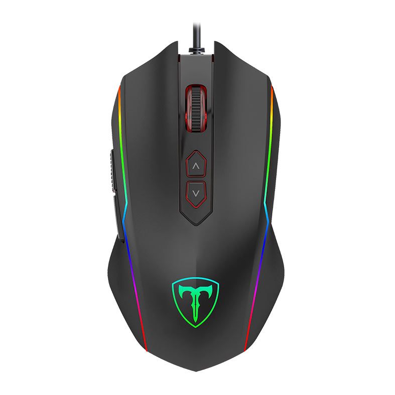 Kit Teclado e Mouse Gamer T-Dagger 2in1 Combo, RGB, 7200DPI, T-TGS007
