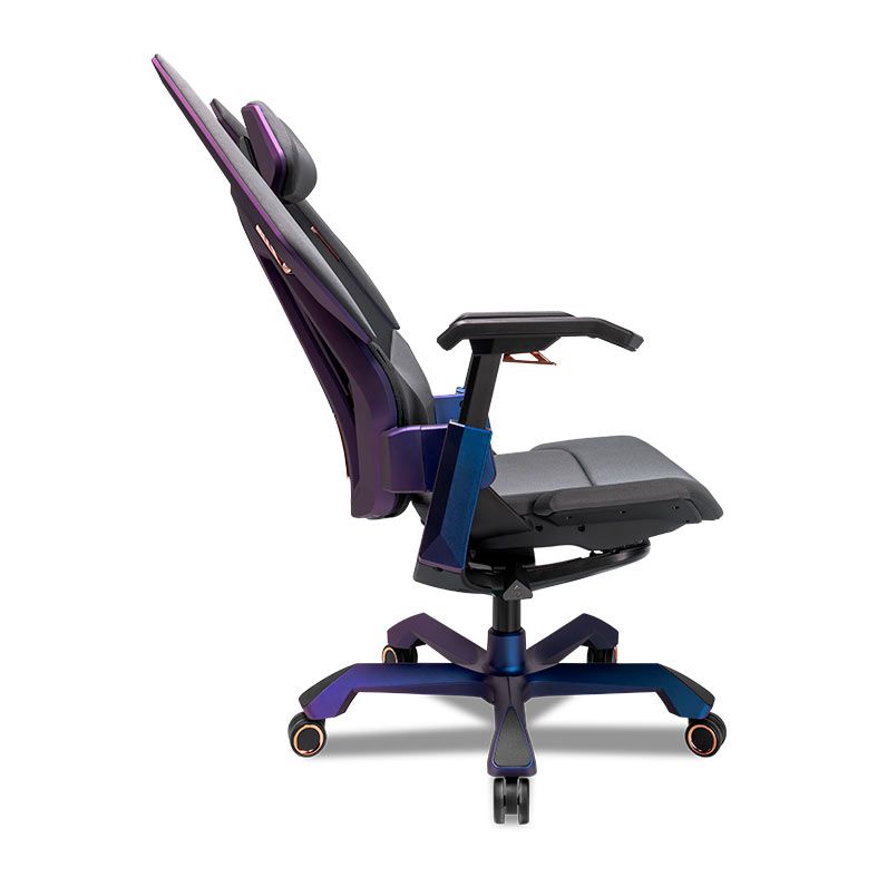 Cadeira Ergonomica TGIF T0, Espuma Moldada, Braco 3D, Azul, T0-B