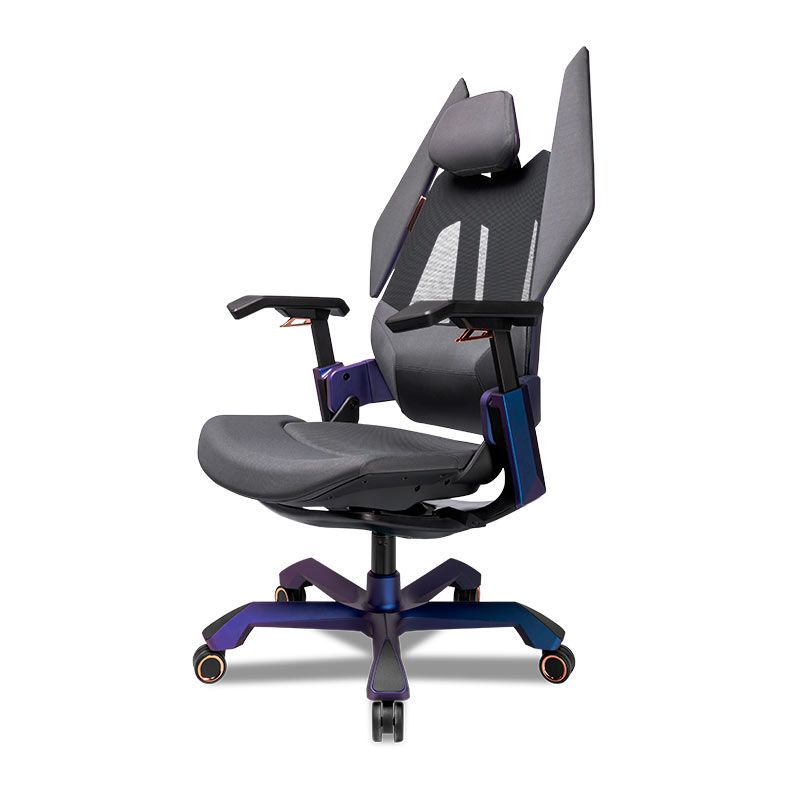 Cadeira Ergonomica TGIF T0, Espuma Moldada, Braco 3D, Azul, T0-B