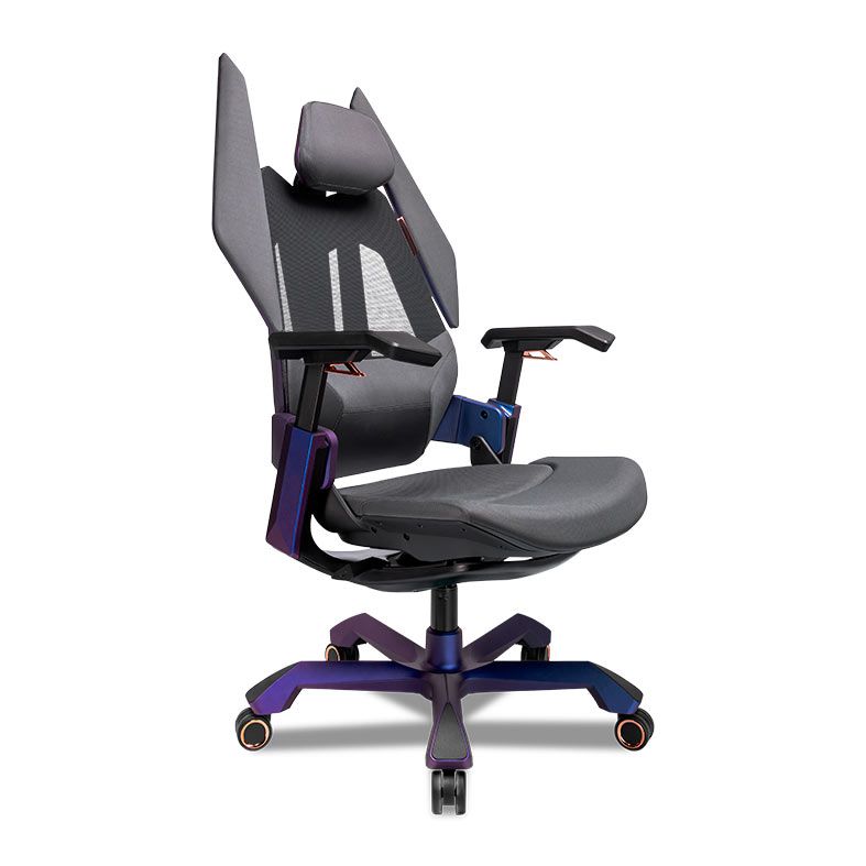 Cadeira Ergonomica TGIF T0, Espuma Moldada, Braco 3D, Azul, T0-B